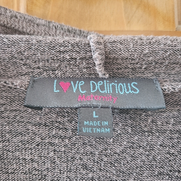 Love Delirious Maternity Women's Hooded Top. - Picture 2 of 5